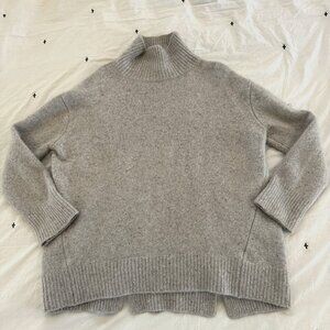 VINCE Oversized Cashmere Turtleneck Sweater - Size Medium